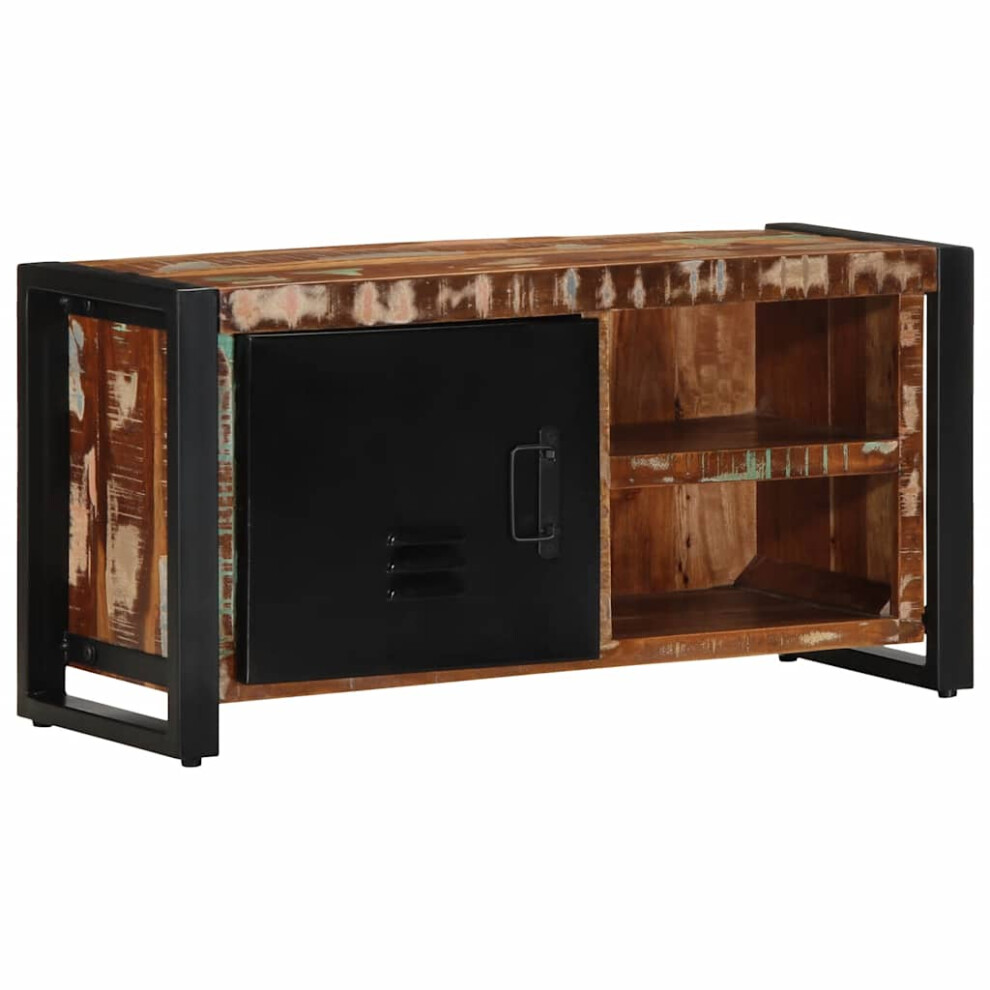 Vidaxl Tv Cabinet 80X30x40 Cm Solid Wood Reclaimed Tv Stand Tv Sideboard