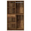 VidaXL vidaXL Dressing Table Set with LED Old Wood Engineered Wood dressing table 10
