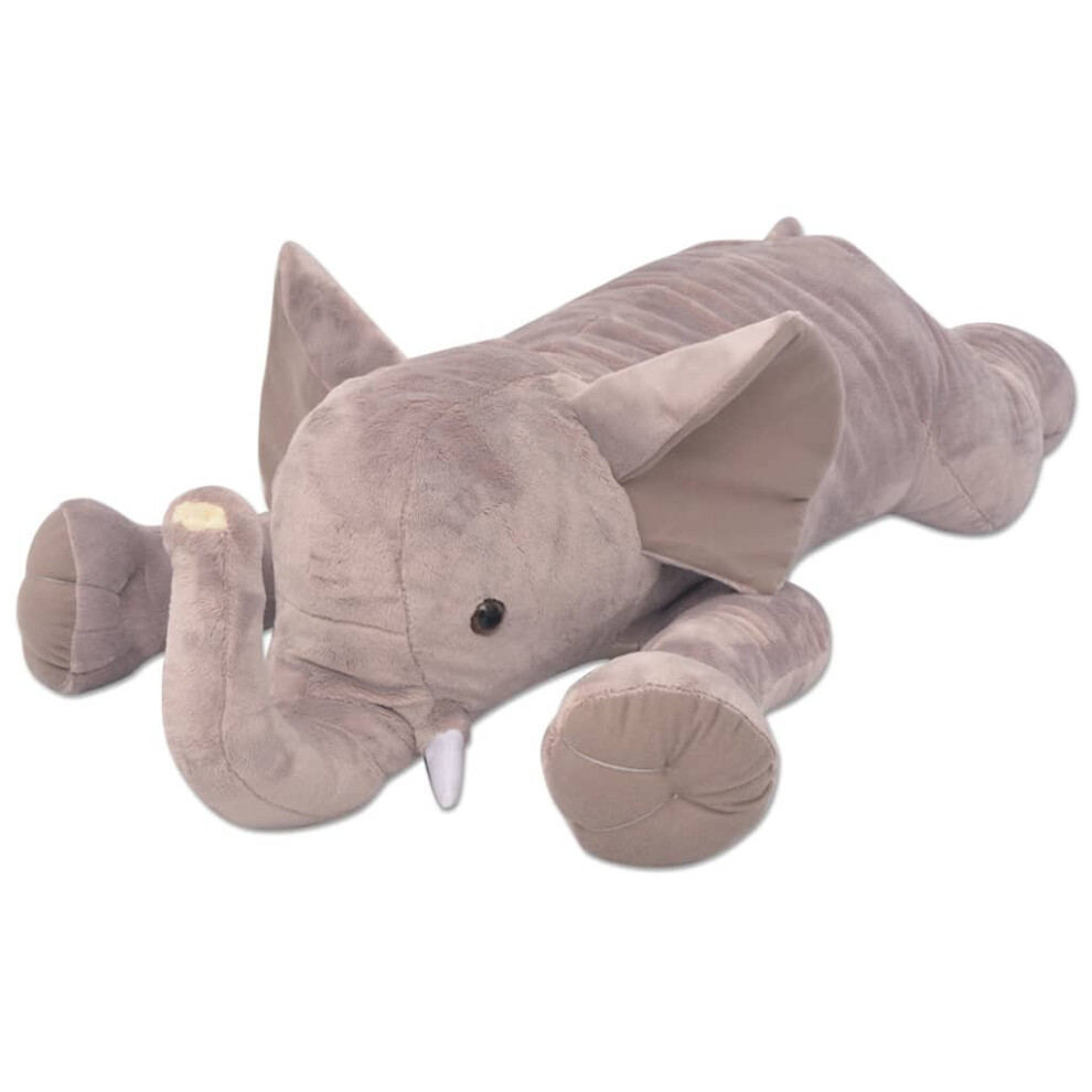 vidaXL Plush Cuddly Toy Elephant XXL 95cm Children Stuffed Animal Doll Figure