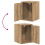 VidaXL vidaXL Garagenschränke 2 Stk. Artisan-Eiche Holzwerkstoff 11