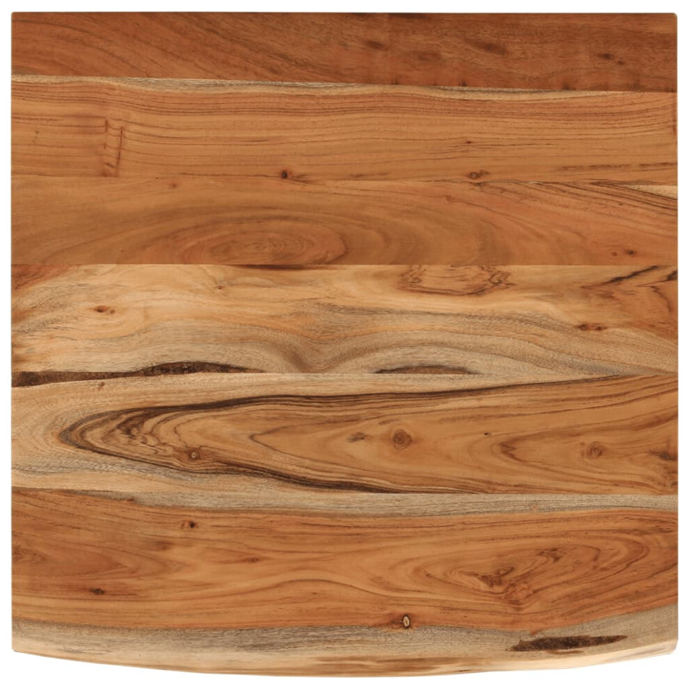 Vidaxl Wall Shelf Floating Shelf Wall Rack Square Solid Wood Acacia Live Edge