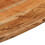 VidaXL vidaXL Wall Shelf Floating Shelf Wall Rack Square Solid Wood Acacia Live Edge 6