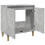 VidaXL vidaXL Sink Cabinet Vanity Unit Storage Cupboard Concrete Grey Engineered Wood 5