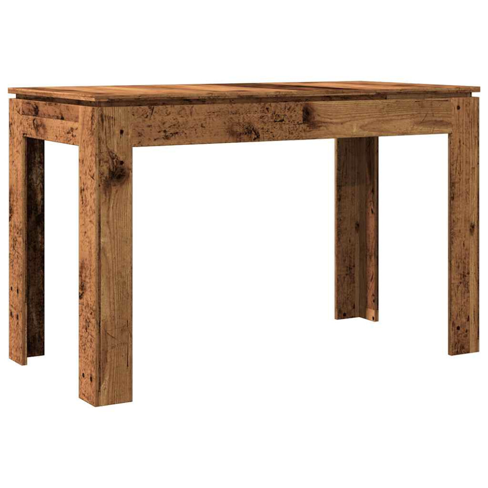 Vidaxl Dining Table Old Wood 120X60x76 Cm Engineered Wood Table Kitchen Table