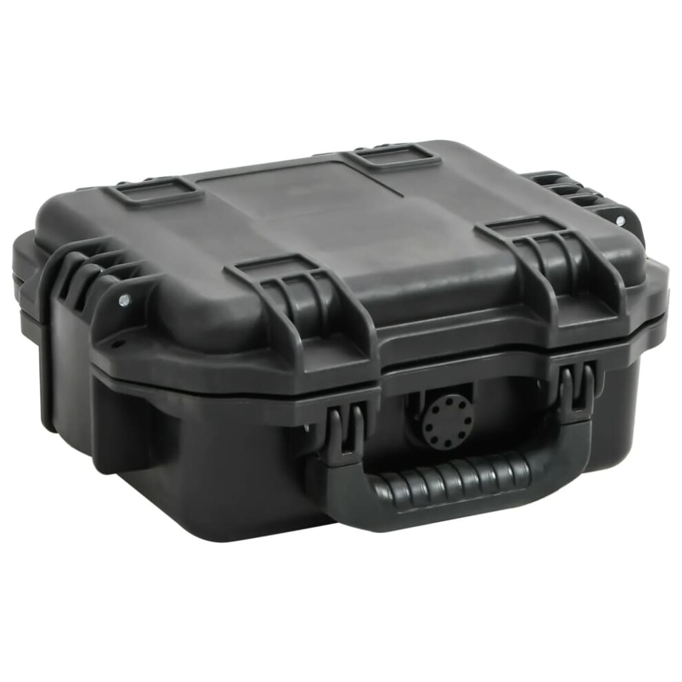 vidaXL Portable Flight Case Portable Protective Case Hard Camera Case Black PP