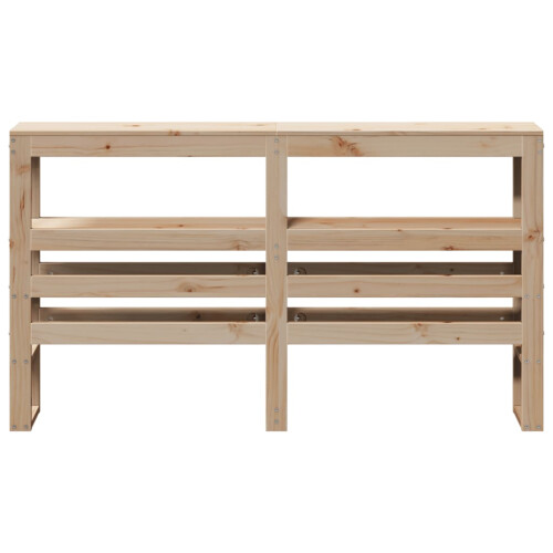 VidaXL vidaXL Headboard with Shelves Bed Header Bed Headboard 120 cm Solid Wood Pine 2