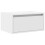VidaXL vidaXL Wall-mounted Bedside Cabinet with LED Lights White cabinet 6