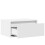 VidaXL vidaXL Wall-mounted Bedside Cabinet with LED Lights White cabinet 10