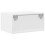 VidaXL vidaXL Wall-mounted Bedside Cabinet with LED Lights White cabinet 9