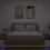 VidaXL vidaXL Wall-mounted Bedside Cabinets with LED Lights 2 pcs Concrete Grey 5