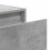 VidaXL vidaXL Wall-mounted Bedside Cabinets with LED Lights 2 pcs Concrete Grey 11