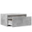 VidaXL vidaXL Wall-mounted Bedside Cabinets with LED Lights 2 pcs Concrete Grey 10