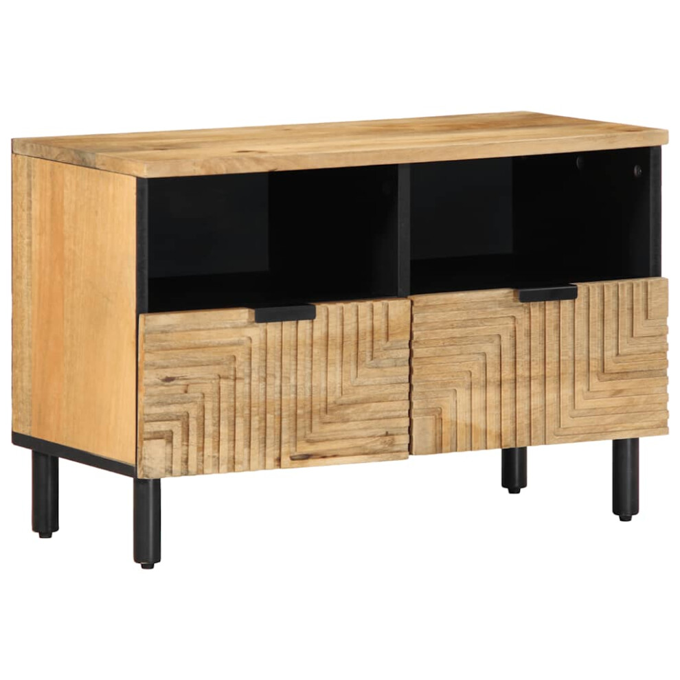 vidaXL TV Cabinet Brown 70x33x46 cm Solid Wood Mango TV stand TV sideboard