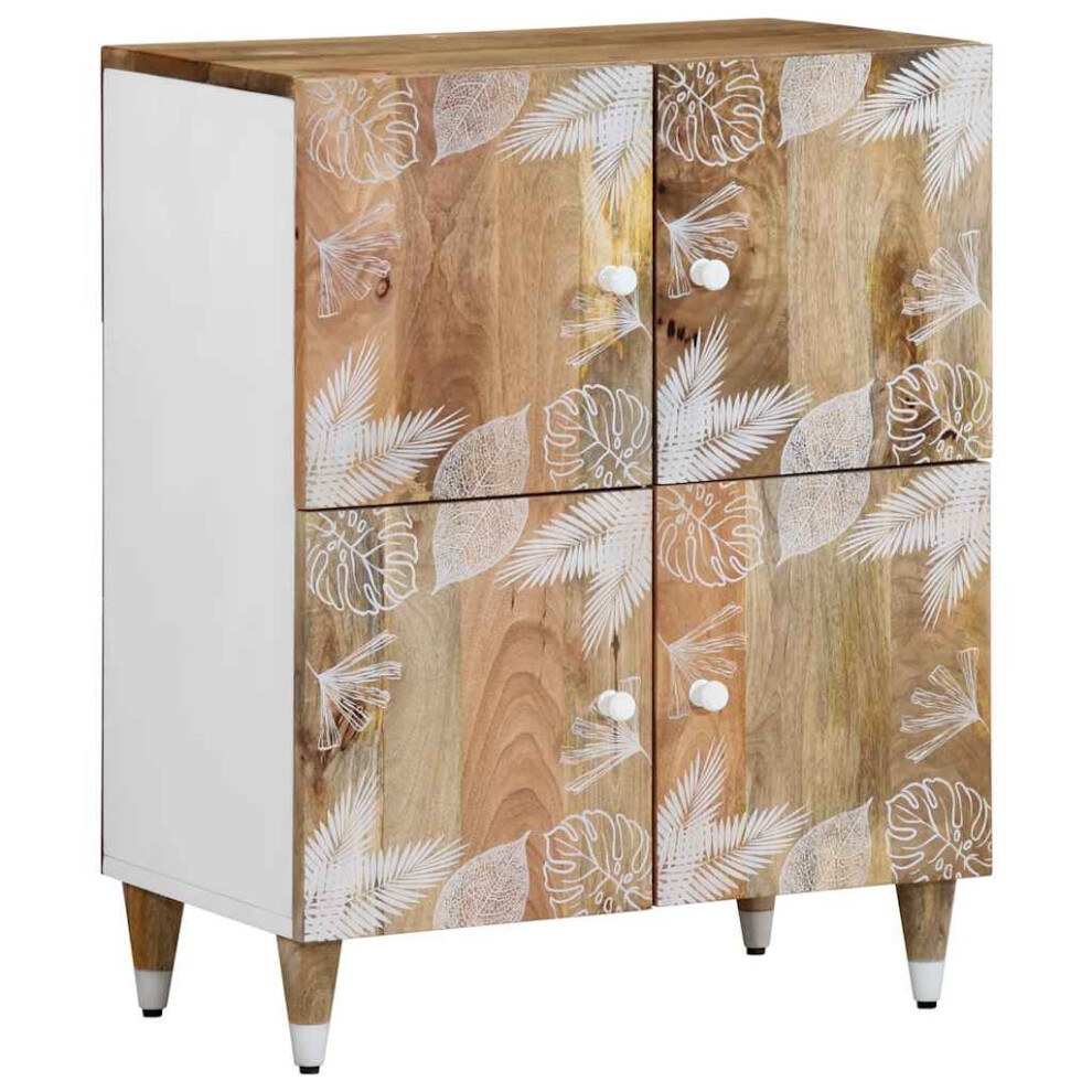 vidaXL Sideboard 60x33.5x75 cm Solid Wood Mango cabinet cupboard highboard