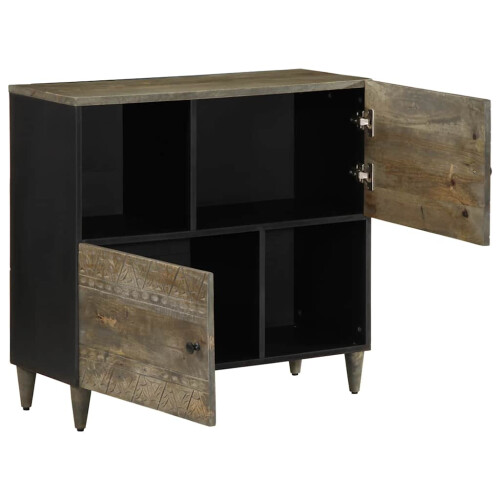 VidaXL vidaXL Sideboard 80x33x75 cm Massivholz Mango 1