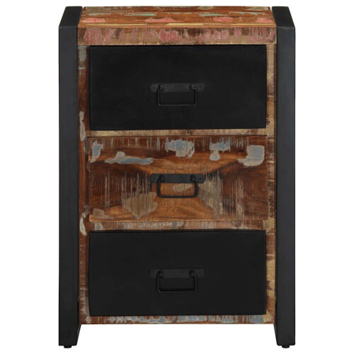 VidaXL vidaXL Drawer Cabinet Multicolour 50x35x70 cm Solid Wood Reclaimed 1