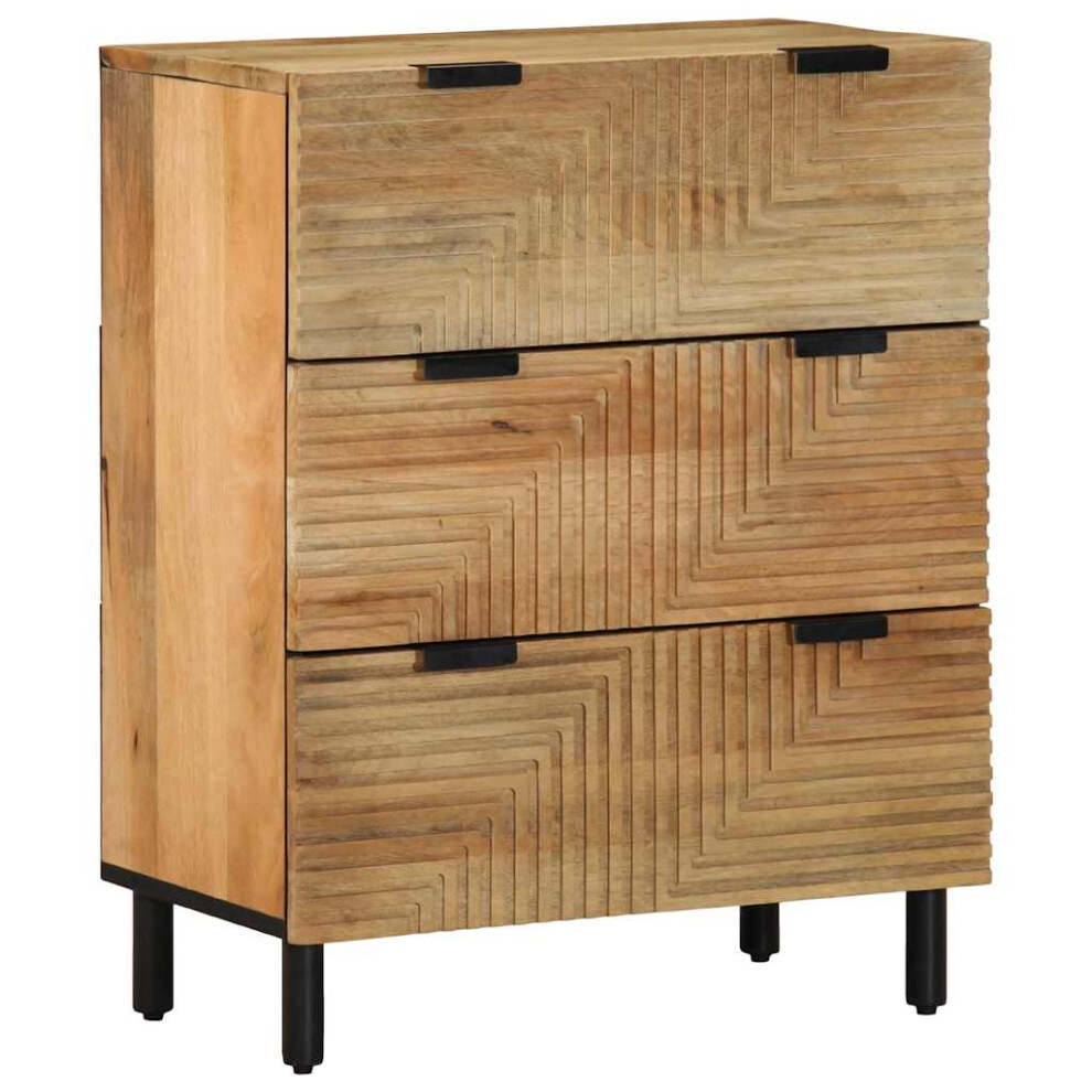 vidaXL Sideboard Brown 60x33x75 cm Solid Wood Mango cabinet cupboard highboard