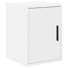 vidaXL Garage Wall Cabinet White Engineered Wood cabinet garage wall cupboard