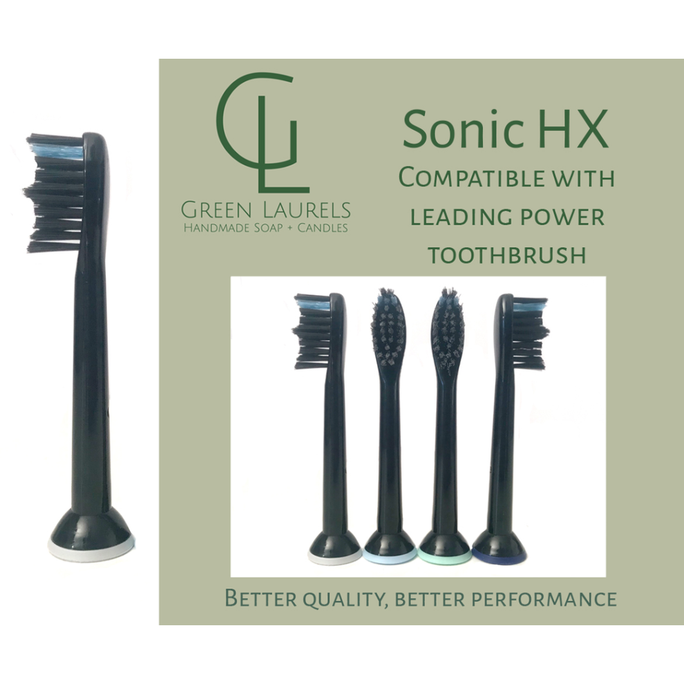 E-Laurels 100% Recyclable Replacement Toothbrush Heads For ( Sonic )