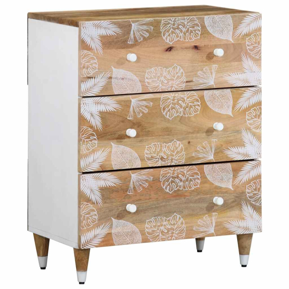 vidaXL Sideboard 60x33.5x75 cm Solid Wood Mango cabinet cupboard highboard