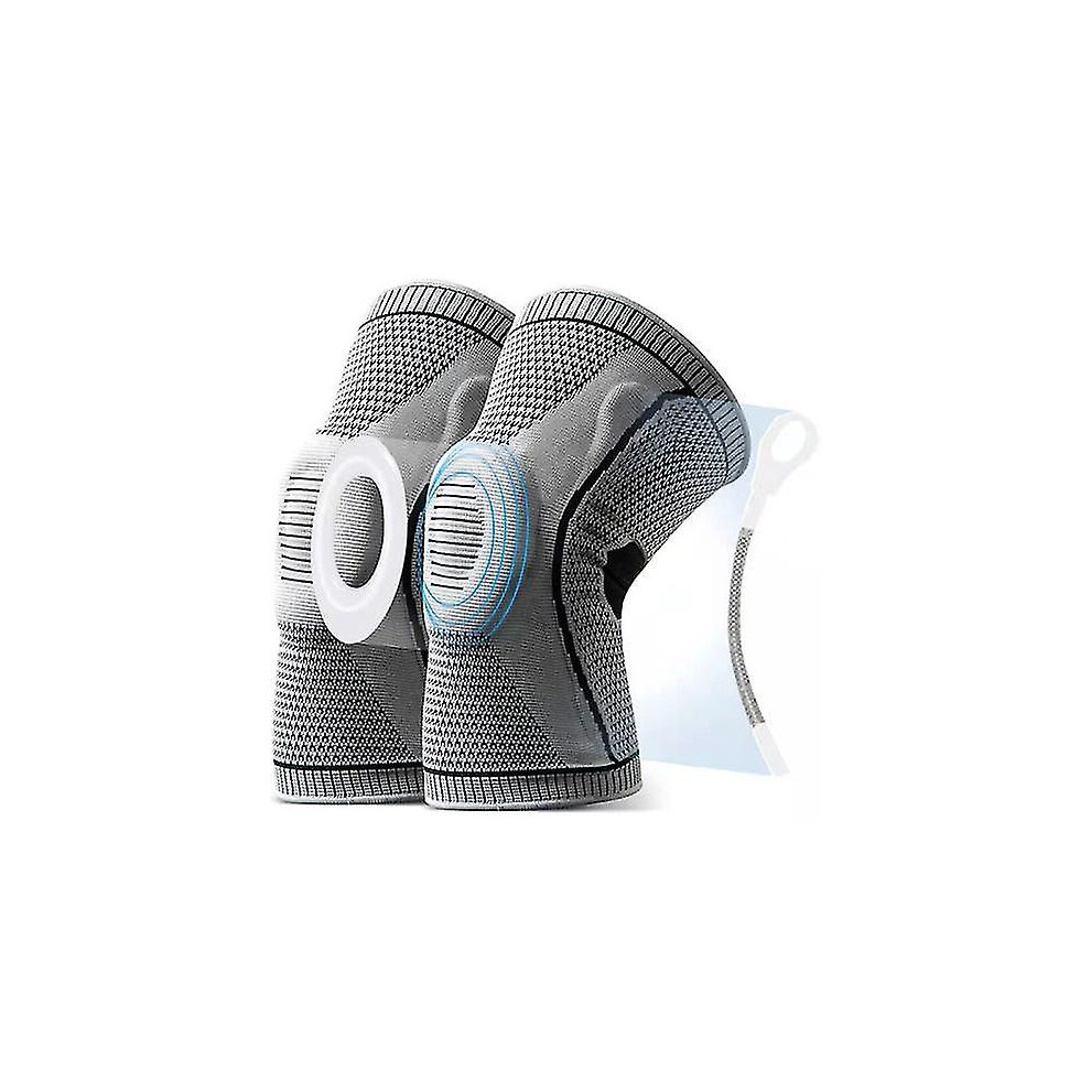 (2PCS, M) The Ultra Knee Elite Knee Compression Medical Knee Brace Knee Compression Sleeve