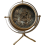 Elegant Freestanding Clock with Moving Internal Cogs | Gold 1