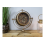 Elegant Freestanding Clock with Moving Internal Cogs | Gold 2