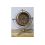 Elegant Freestanding Clock with Moving Internal Cogs | Gold 4