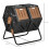 Outsunny Outsunny 130L Compost Bin Dual Chamber Rotating Composter w/ Ventilation Holes 2