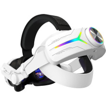 Rgb Comfort Head Strap For Meta Quest 3 Accessories, 8000mah Elite Strap Replacement For Enhanced Support And Extend Playtime In Vr