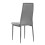 Living And Home (Grey) Set of 6 PU Leather Dining Chairs Kitchen Chairs 6