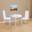 Living And Home (White) Set of 6 PU Leather Dining Chairs Kitchen Chairs 4
