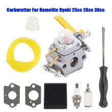 Carburettors For Homelite Ryobi 25cc 26cc 30cc Brush Cutter Hedge Trimmer Carb Carburetor Tools Air Filter Fuel Hose Primer Bulb