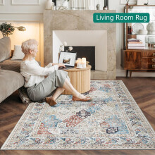 (240 cm x 320 cm (8 ft x 10 ft 6 in)- Extra Large Rugs For Living Room Bedroom, Coastal- Cashmere Rug) Extra Large Rugs Living Room Traditional Rug Mat