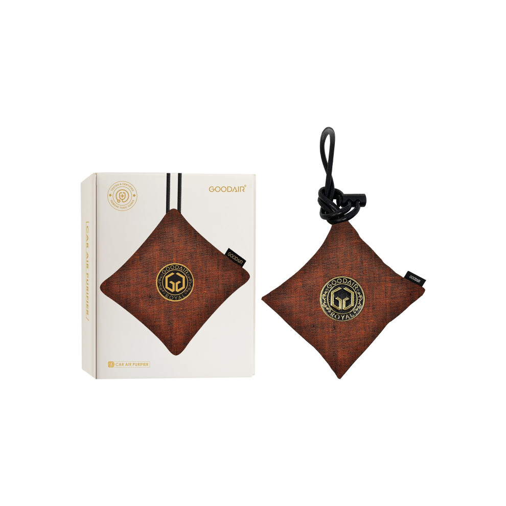Goodair Royal Car Air Purifier | Non-Electric Air Freshener | Romantic Coffee Scent | Natural Odor Eliminator Aromatherapy For Fresh Car Environment 783495596127