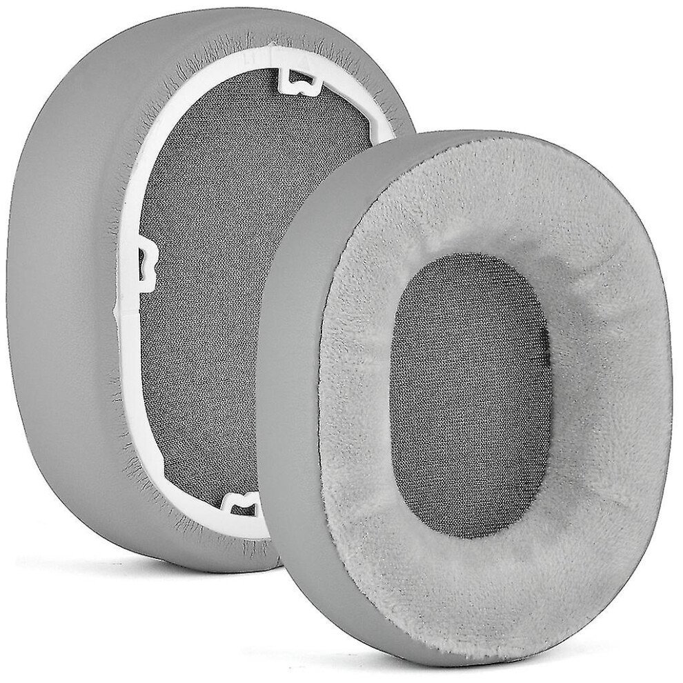 (Leather Fleece) Comfort Ear Pads For Corsair Hs55 Hs65 Headset Earpads Ear Cushions Buckle 8795863538389