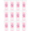 Johnson's Baby Cotton Pads - Pack of 12 x 50 1