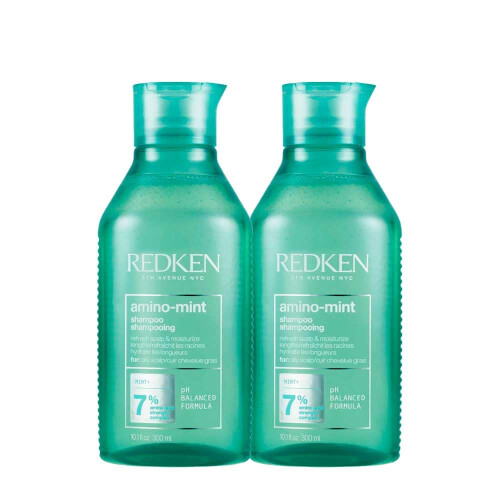 REDKEN Amino-Mint Scalp Shampoo 300ml Double