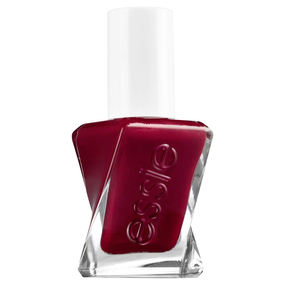 Gel Couture Nail Polish, Longlasting, Chip Resistant, No UV Lamp Required, Scarlet Starlet Shimmer, 13.5 ml