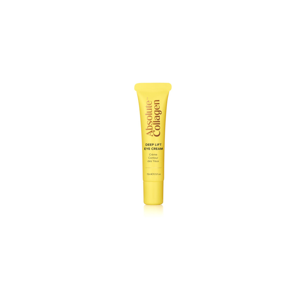 Absolute Collagen Deep Lift Eye Cream 15Ml - Radiance Boosting - De-Puff And Brighten Dark Circles - Reduce Appearance Of Fine Lines & Wrinkles - Collagen Boosting Anti