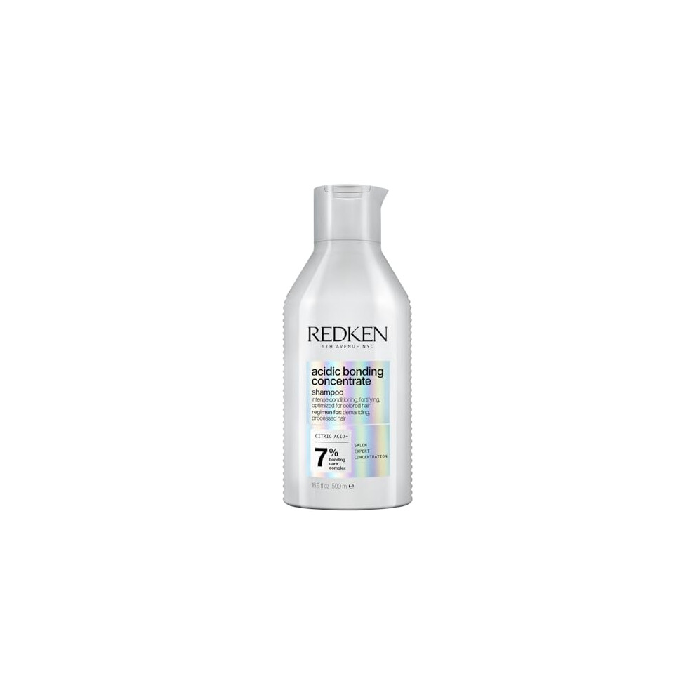 Redken Acidic Bonding Concentrate Shampoo, Sulphate Free For A Gentle Cleanse, Strengthens Bonds, Repairs Damage & Protects Colour Treated Hair, Supersize