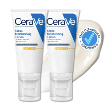 AM Facial Moisturising Lotion SPF30 Duo with Ceramides for Normal to Dry Skin 52ml, 2 x 52ml