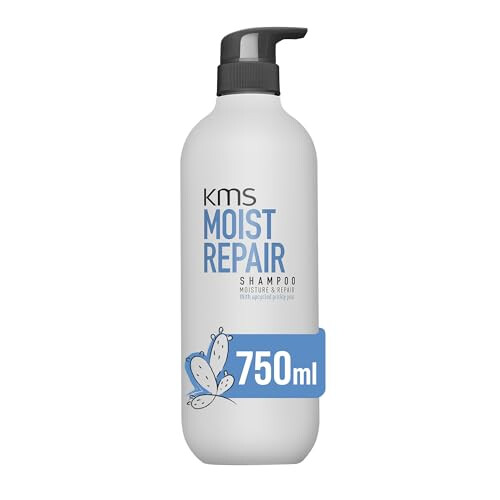KMS MoistRepair Shampoo for Dry, Damaged Hair, 750ml, Repair, Moisturize, Protect, with Upcycled Prickly Pear, Vegan Formula