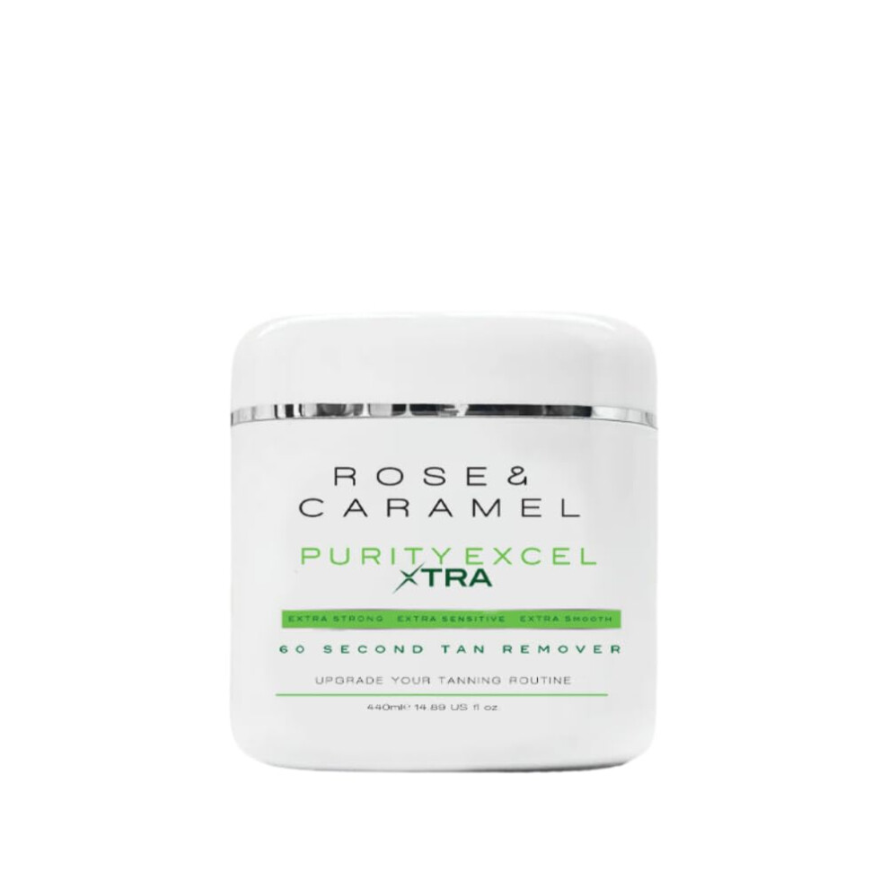 Rose & Caramel Purity Excel Xtra, 60 Second Tan Remover, Extra Strong, Extra Sensitive, Extra Smooth 440Ml
