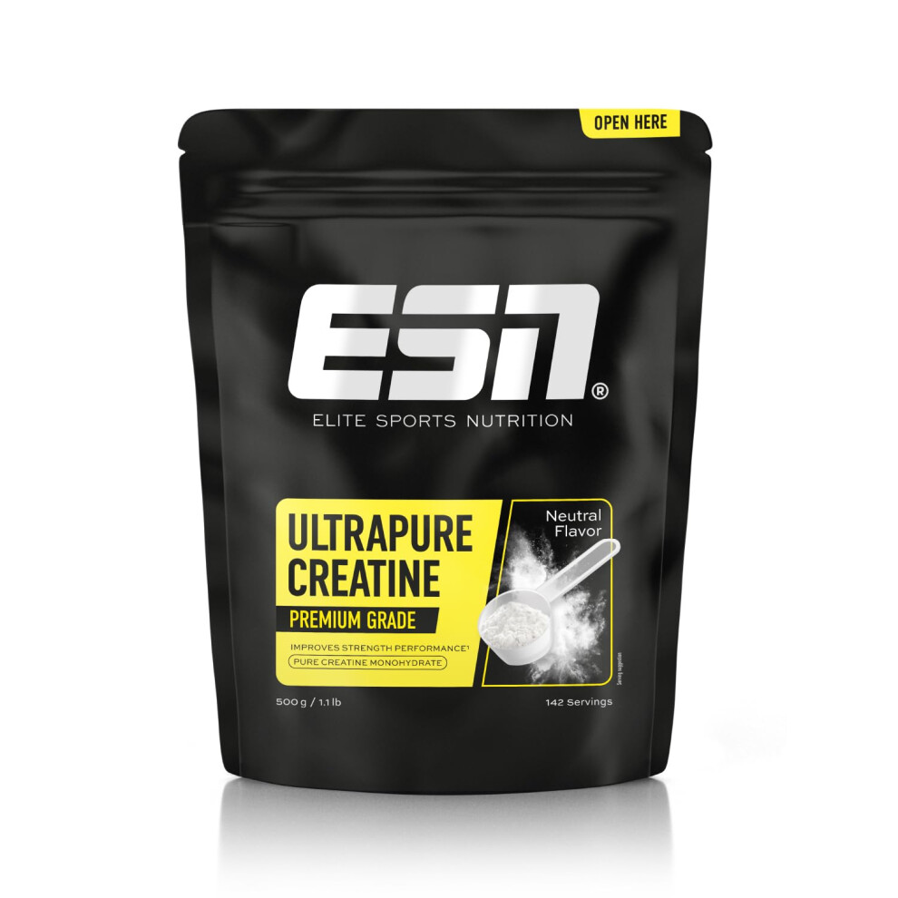 Photos - Vitamins & Minerals Ultrapure Creatine Monohydrate, 500 g / 1.1 lbs Creatine Powder, 142 Servings - Vegan - Muscle Building and Recovery Supplem