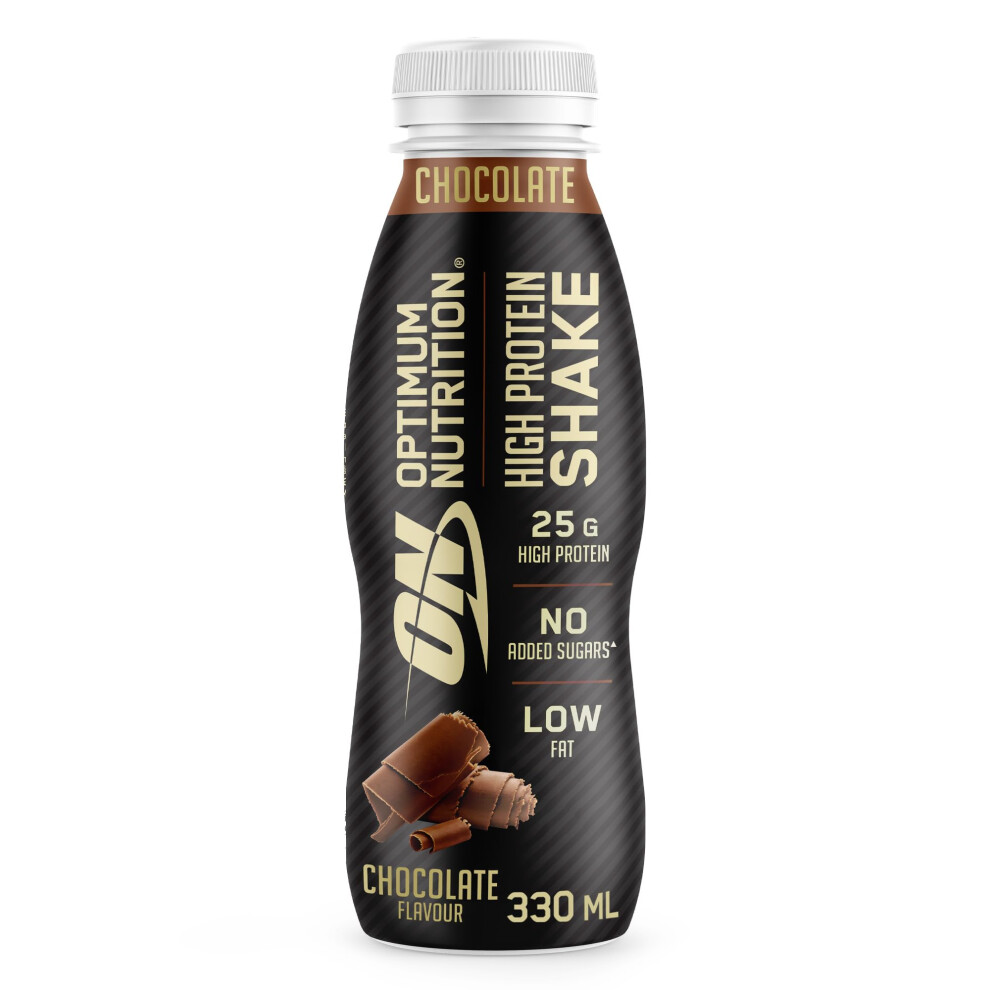 Optimum Nutrition Protein Shake Rtd - Chocolate - 12 X 330Ml - Image 3
