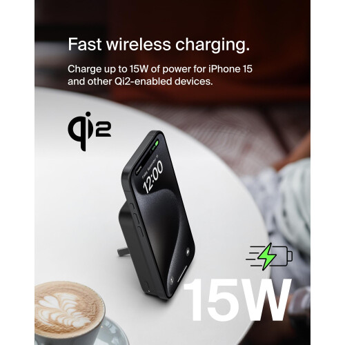 Belkin Drahtlose Powerbank - Belkin - BoostCharge Pro - Magnetisch mit Qi2 - 10000 mAh 1