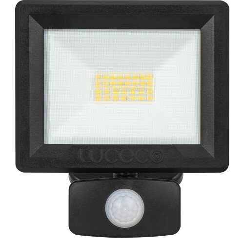 Luceco Essence Multi-Position Floodlight, 20 Watts, 4000K Colour Temperature, IP65 Rated, Black 1