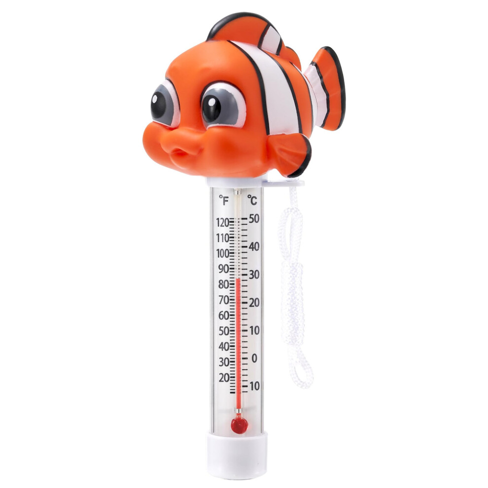 Pool Thermometer Floating Easy Read, Water Temperature Gauge with String for Ice Bath, Cold Plunge, Spa, Pond, Hot Tub, Outdoor & Indoor Swimming