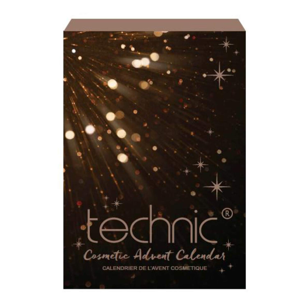 Technic, Cosmetic Advent Calendar 2022, 24 Day Christmas Countdown, SOL Retail Exclusive, Filled with Festive Beauty Essentials and Gifts